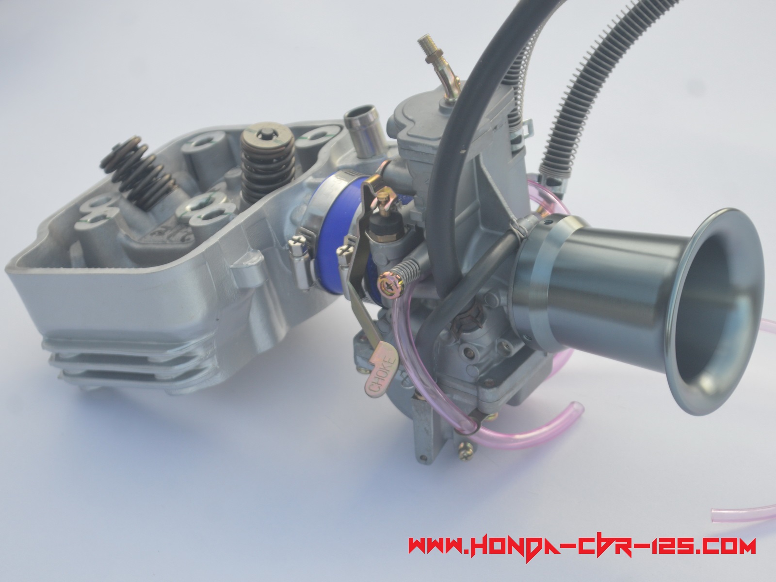 Genuine Honda CBR 125 racing carburetor PWK 28 bowden cable cock auto fuel