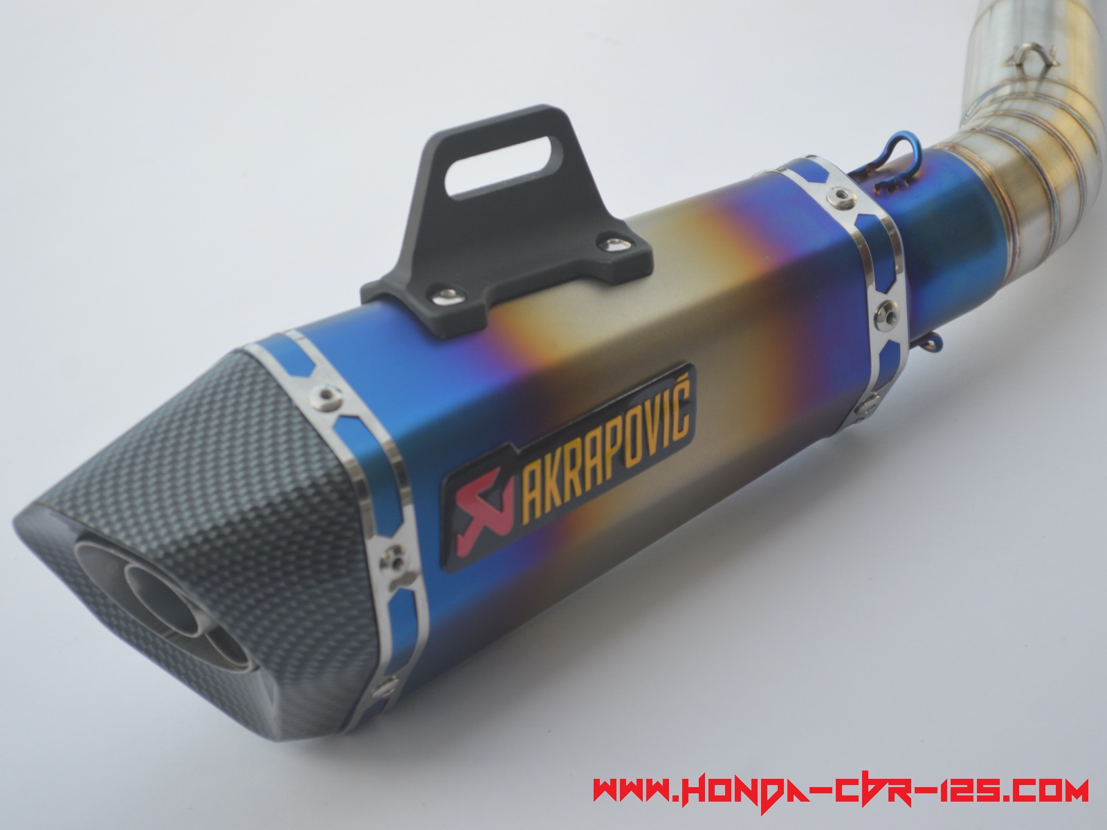 OEM & Genuine Honda CBR 125 racing exhaust system fully opened stanlies